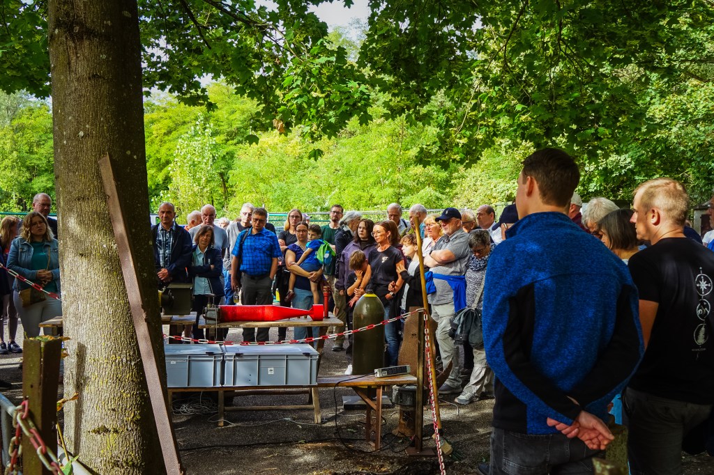 Tag des offenen Denkmals beim Westwallbunker in Rastatt